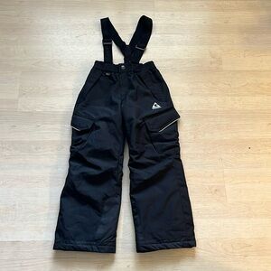 Gerry Kids Size Small 7/8 Snow Pants Bibs Winter Overalls Black Girls Boys